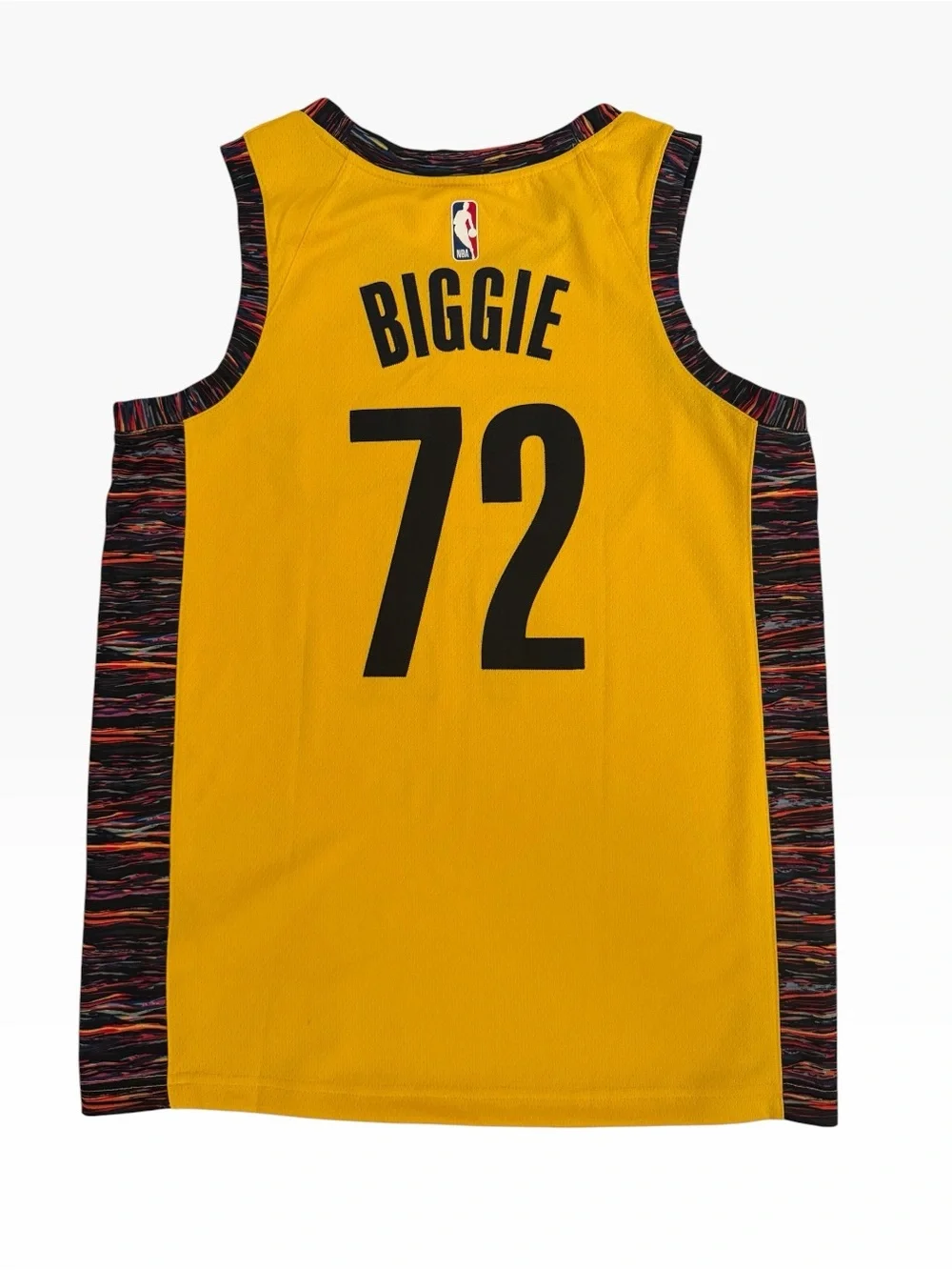 Nike Brooklyn Nets 'Bed-Stuy' Yellow Basketball Jersey - #72